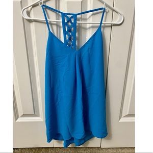 Naked Zebra Braided Back Tank Top